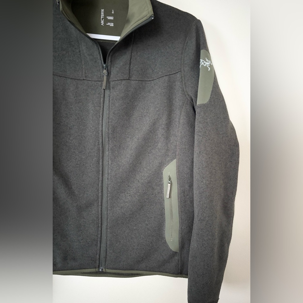 Arc’teryx Full Zip Forest Green Sweater Jacket - Picture 3 of 14